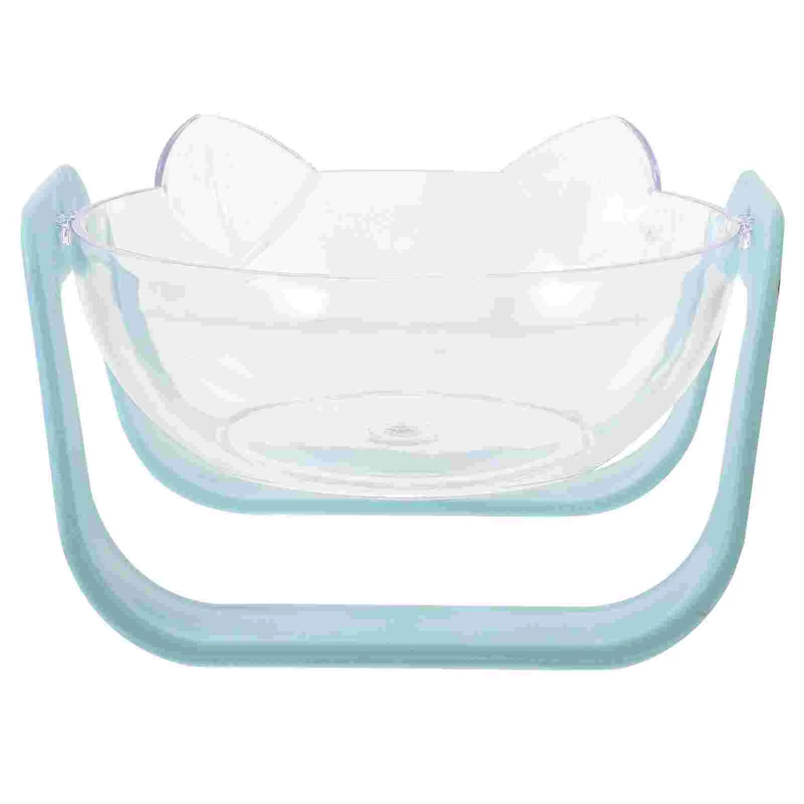 

Cat Bowl Stand Bowls Elevated Tilted Raised Cervical Spine Dishes Food Plastic Anti Vomiting