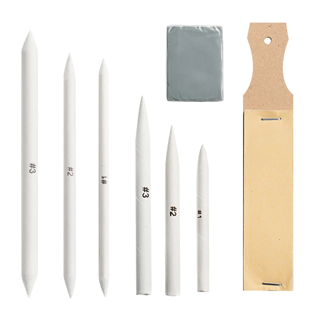 

Drawing Tool Sketching Kit Painting Tools Sandpaper Board Professional Eraser Blending Stumps