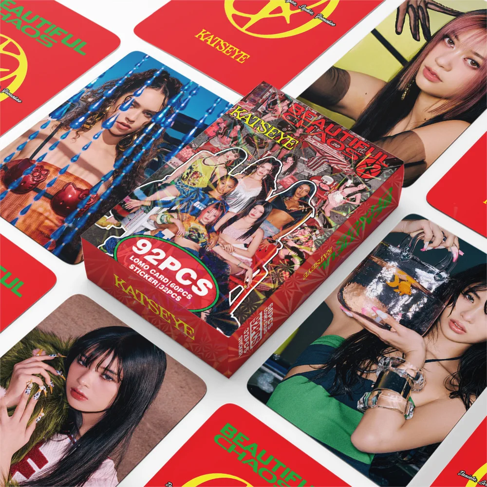 Фото Набор из 92 двусторонних фотокарточек Kpop Idol KATSEYE Lomo: СОФИЯ, ЛАРА, ЮНЧЭ, МЕГАН, ДАНИЕЛА, МАНОН. Коллекционный подарок. №1