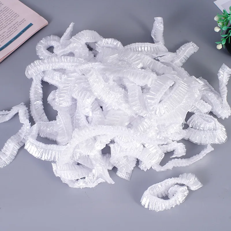 

100PCS Hairdressing Earmuffs Salon Waterproof Clear Ear Cover Ear Protection Transparent Bath Shower Earmuff Cap Cleaning Tools