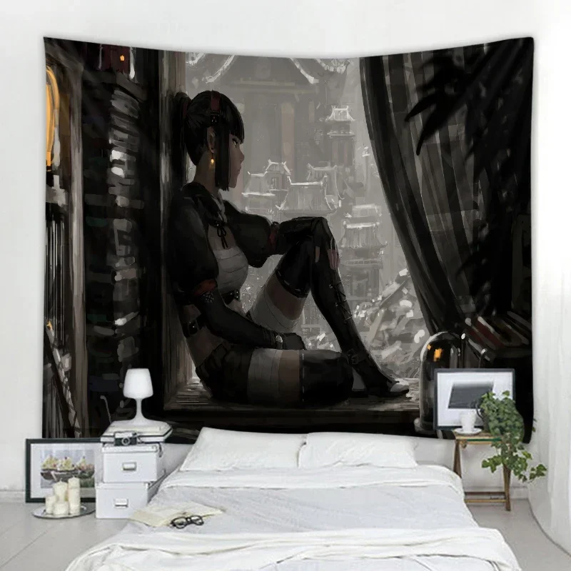 Украшение на задник с изображением призрака лезвия висячие украшения из ткани