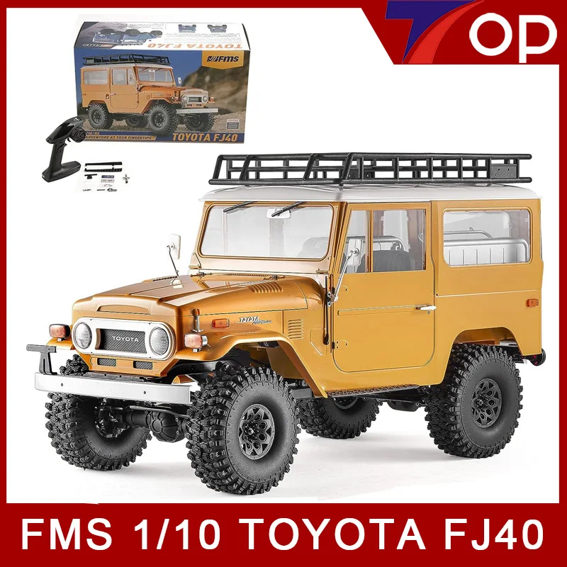 

Модель Fms Rochobby 1:10 Toyota Land Cruiser FJ40 RS, радиоуправляемая машина для скалолазания, привод 4AWD, готовый к использованию автомобиль