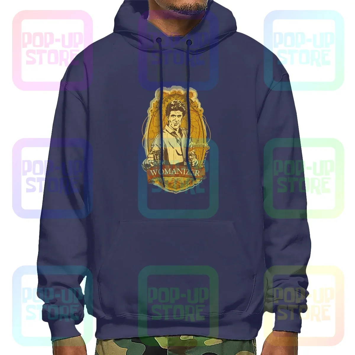 Женская толстовка с капюшоном серая