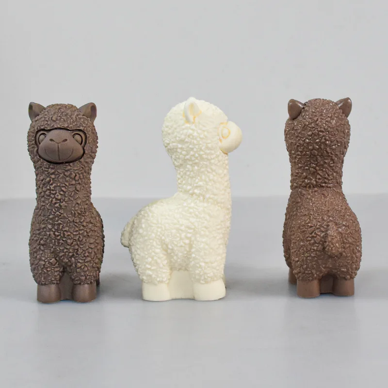 

Alpaca Candle Silicone Molds DIY Handmade Animal Ornament Epoxy Resin Mold Fragrance Home Furnishings Decoration Silica Mold
