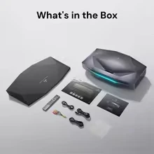 Фото Проектор AWOL Aetherion Pro 4K Smart с яркостью 2600 ISO люмен, ультракороткофокусный, 3D HDR 10+, Google TV, DLP, для домашнего кинотеатра №3