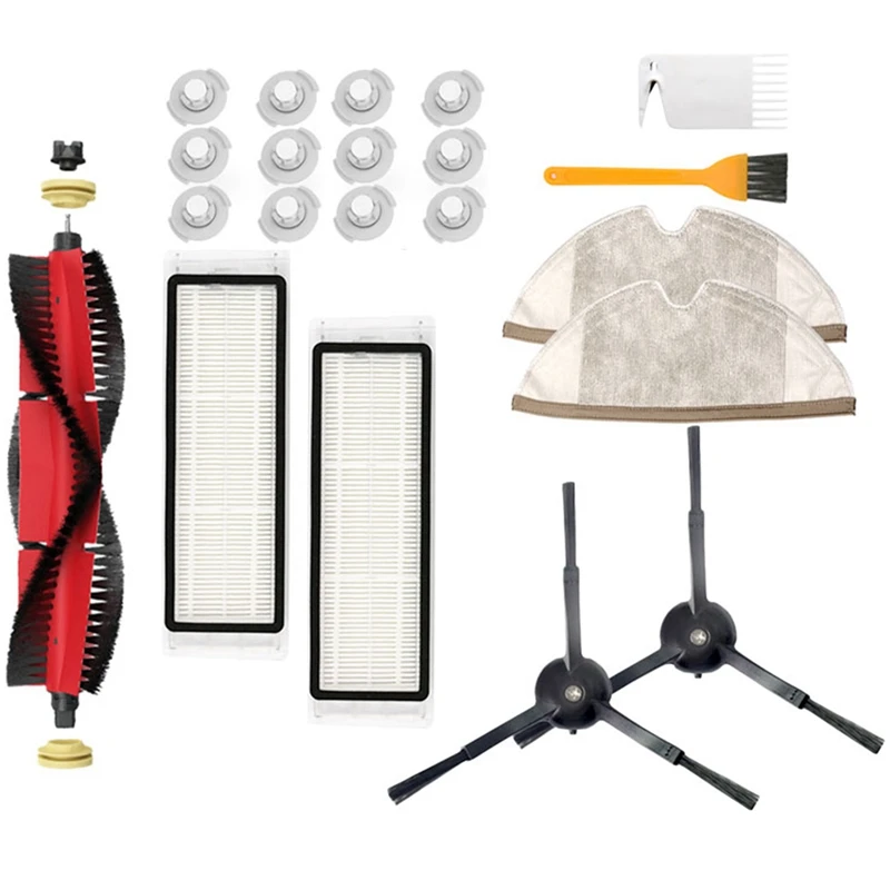 

Replacement for Xiaomi Mijia 1S Roborock S4 S5 S6 E4 E5 Robot Vacuum Cleaner Mop Cloth Main Side Brush HEPA Filter Parts