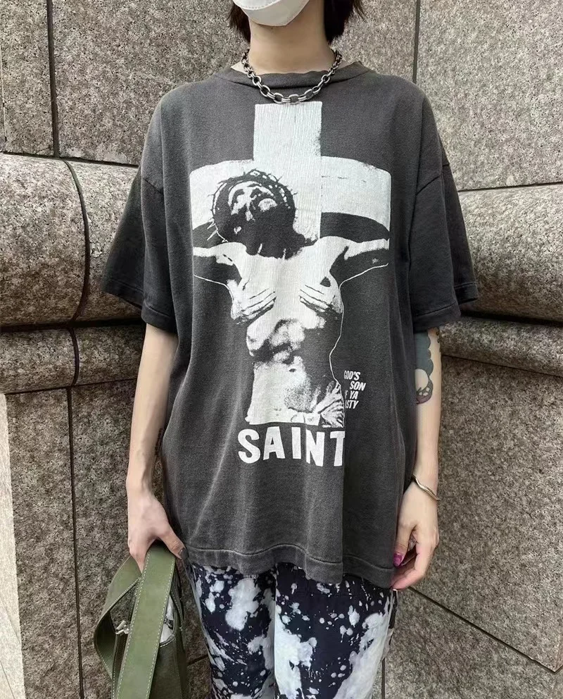 

Men's gh0128 Fashion Tops & Tees 2023 Runway Luxury European Design Print party style T-Shirts Clothing