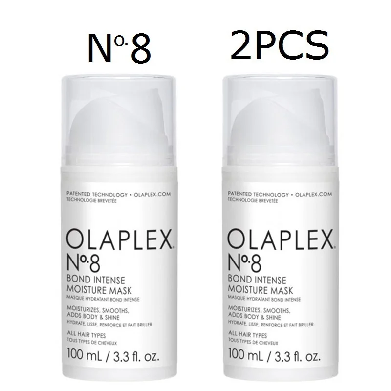 

2PCS Olaplex Bond Intense Moisture Mask No.8 100ML Hair Care Cream Hair Repair Hair Treatment Hair Perfector No 1 2 3 4 5 6 7 8