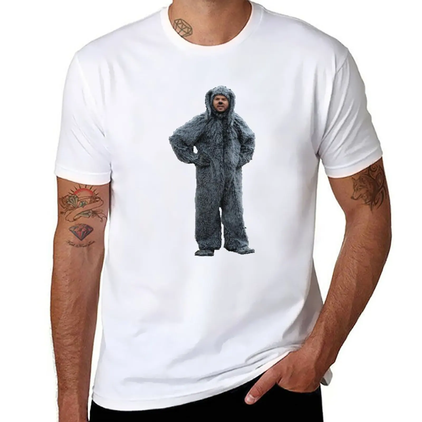 Уилфред! Футболка Корейская Мода Эстетическая одежда заготовки Мужская футболка