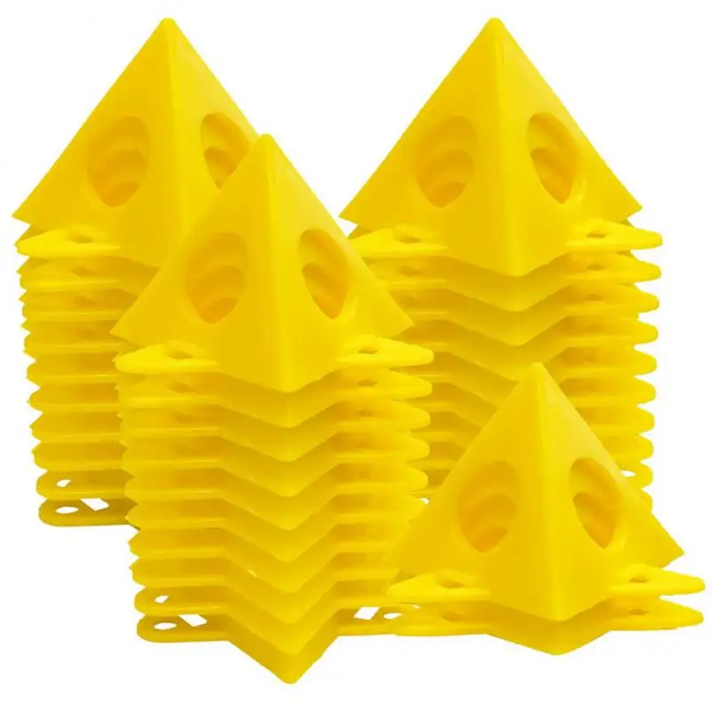 

10pcs Pyramid Paint Rack Triangle Stands Paint Pads Pyramid Stands Set Triangle Paint Pads Feet Paint Tool For Woodworking