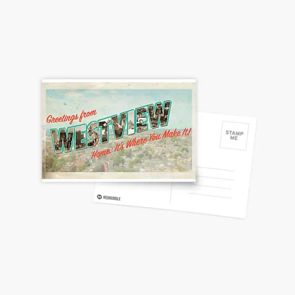 

Добро пожаловать в Westview Открытка Подарок спальня альбом жизнь внутренняя фотография для мальчиков в эстетическом стиле современный Хум пе...