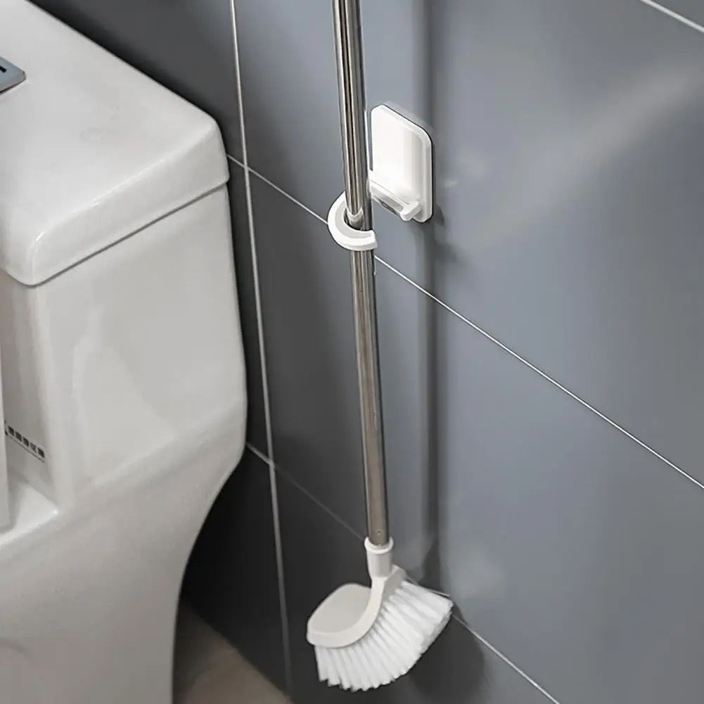 

Mop Holder Self-adhesive 180 Degree Rotating ABS Resin Wall-mounted Kitchen Broom Holder for Bathroom