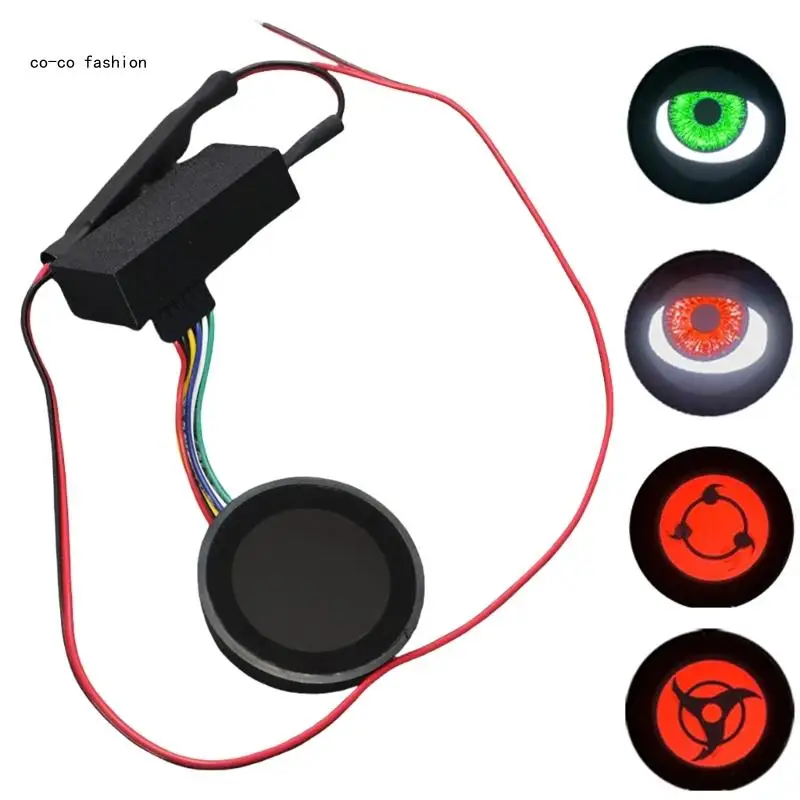 517B 12V светодиодные динамические фары для глаз автомобильные в сборе