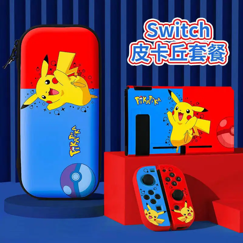 Сумка для хранения с изображением покемона Пикачу Nintendo Switch OLED роскошный