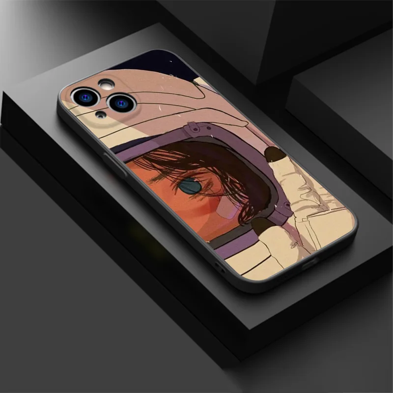 Черный матовый чехол для телефона iphone 16 Pro 15 14 13 12 Mini 11 Max 7 8 Plus X XS XR Мягкий с