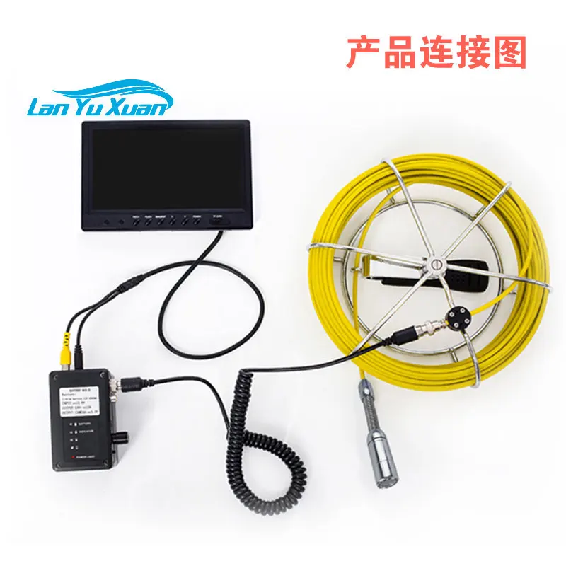 

High definition industrial pipeline sewer pipe wall pile detection and detection