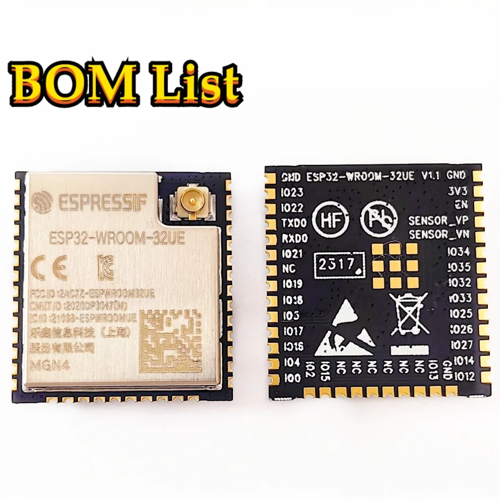 Оригинальный беспроводной модуль ESP32-WROOM-32UE-N4 ESP32-WROOM-32UE 4 МБ Wi-Fi + BLE4.2 с