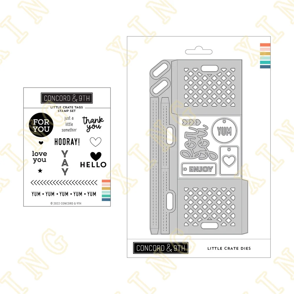 

Little Crate Love You New Metal Cutting Dies Stamps Scrapbook Diary Decoration Embossing Template Diy Greeting Card Handmade