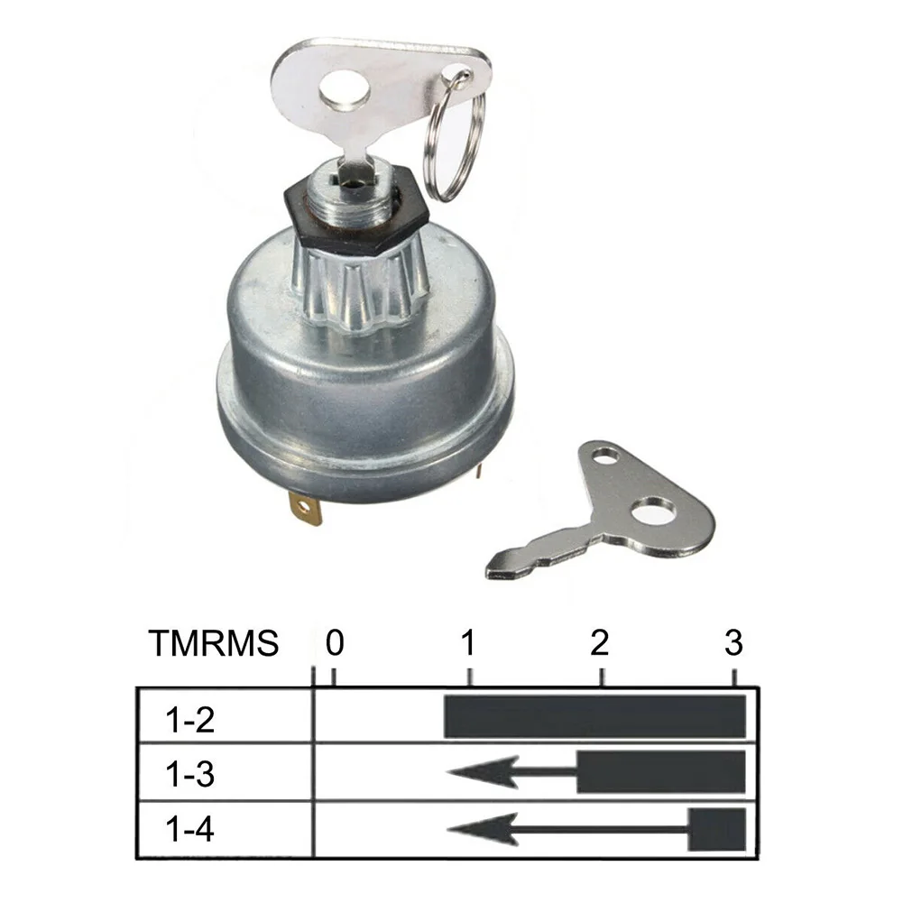 

Durable High Quality Replacement Useful Brand New Universal Ignition Switch Kits Accessories Digger 4 Position