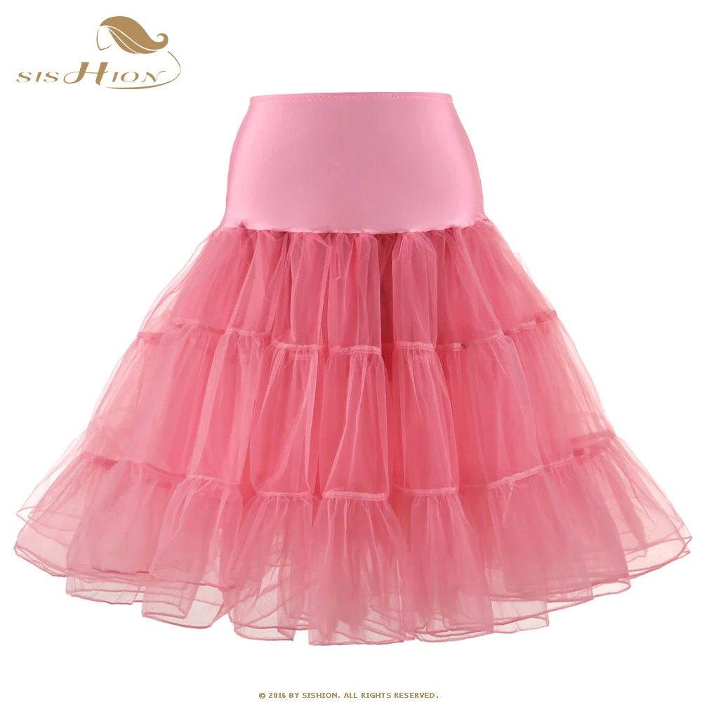 

2022 Tutu Skirt Swing Rockabilly Petticoat Underskirt Fluffy Pettiskirt for Wedding Bridal Vintage 50s Hepburn Women Ball Gown