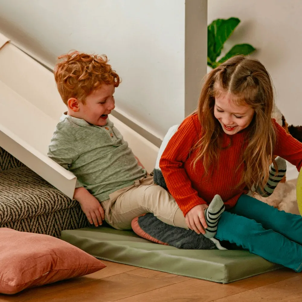 

Kids Slide Durable Stackable with Non-Slip Rubber Grips Indoor