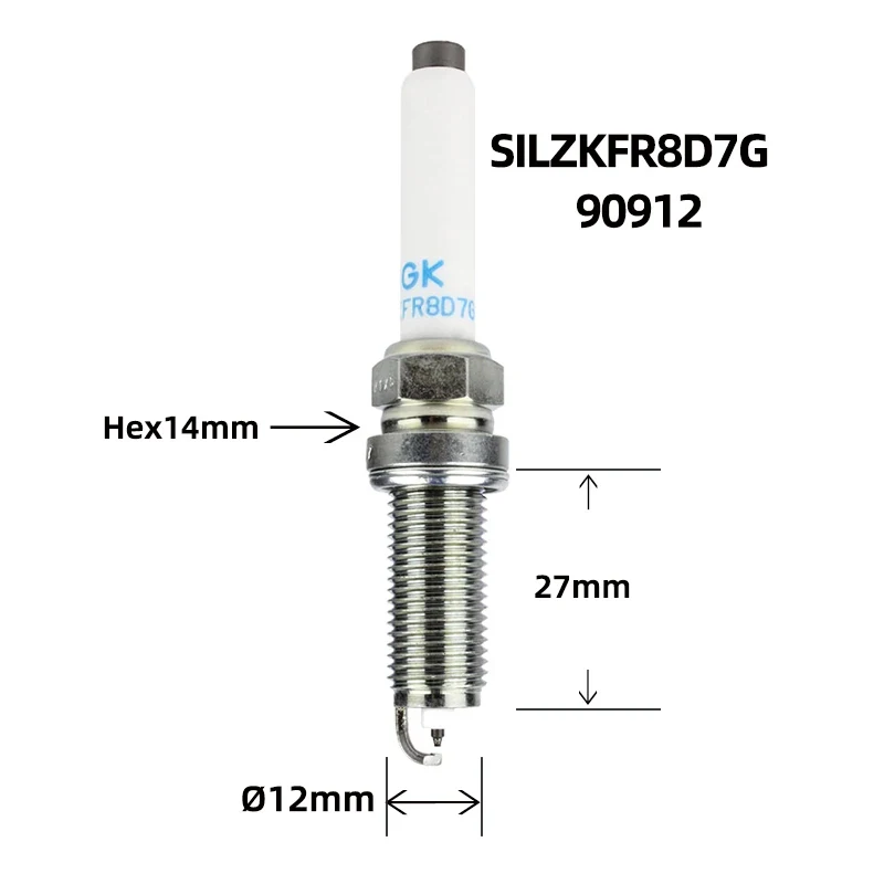 4/6 шт. SILZKFR8D7G Свеча зажигания NGK 90912 для Mercedes-Benz A180 A200 B180 B200 B250 C180 C350 C300 C200 E180 E200 E300 E260