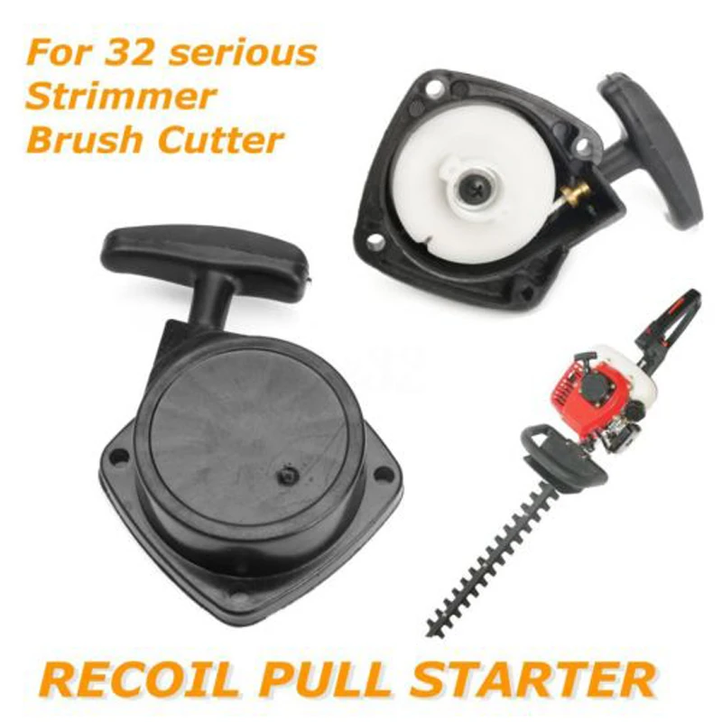 

Black Plastic Universal Stroke Pull Starter Garden Strimmer BrushCutter Starter Parts Pull Starter Assembly Garden Tools
