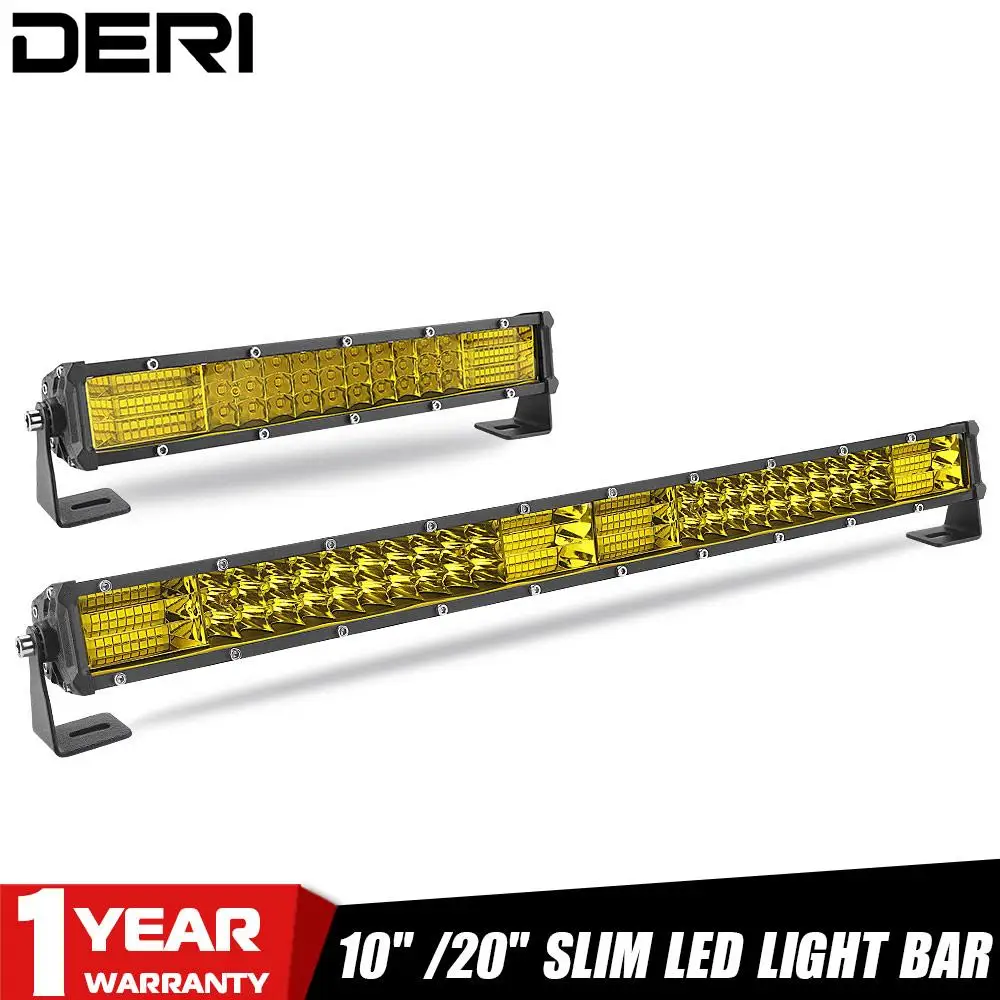 

Тонкая Тройная Светодиодная панель рабочего освещения 10 '20 дюймов противотуманная фара DRL для автомобиля трактора внедорожника ATV УАЗ 4x4 Янт...