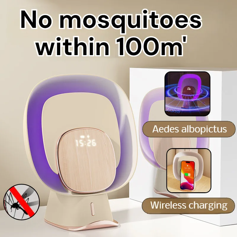 Фиолетовая лампа от комаров беззвучная липкая ловушка многофункциональное