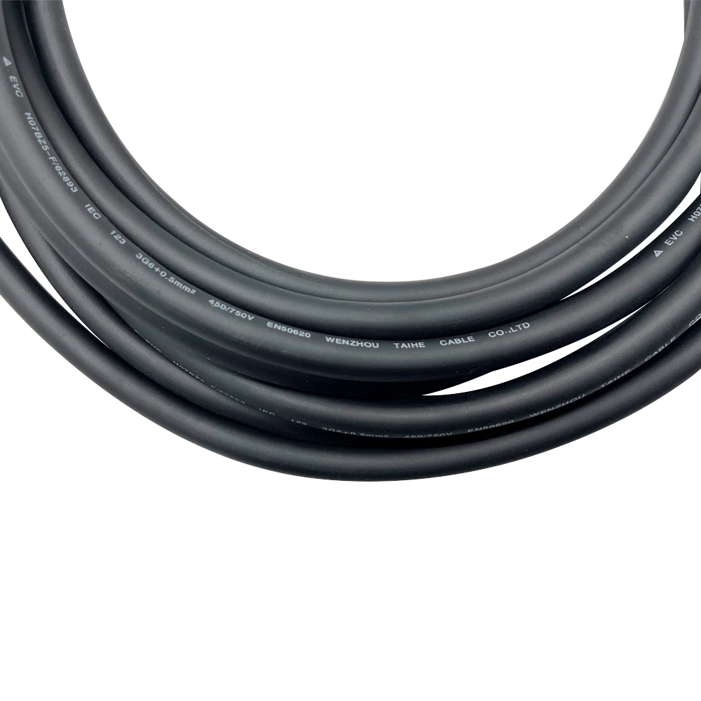 32A 8M EV зарядное устройство тип 2 для типа однофазный зарядный кабель домашнее