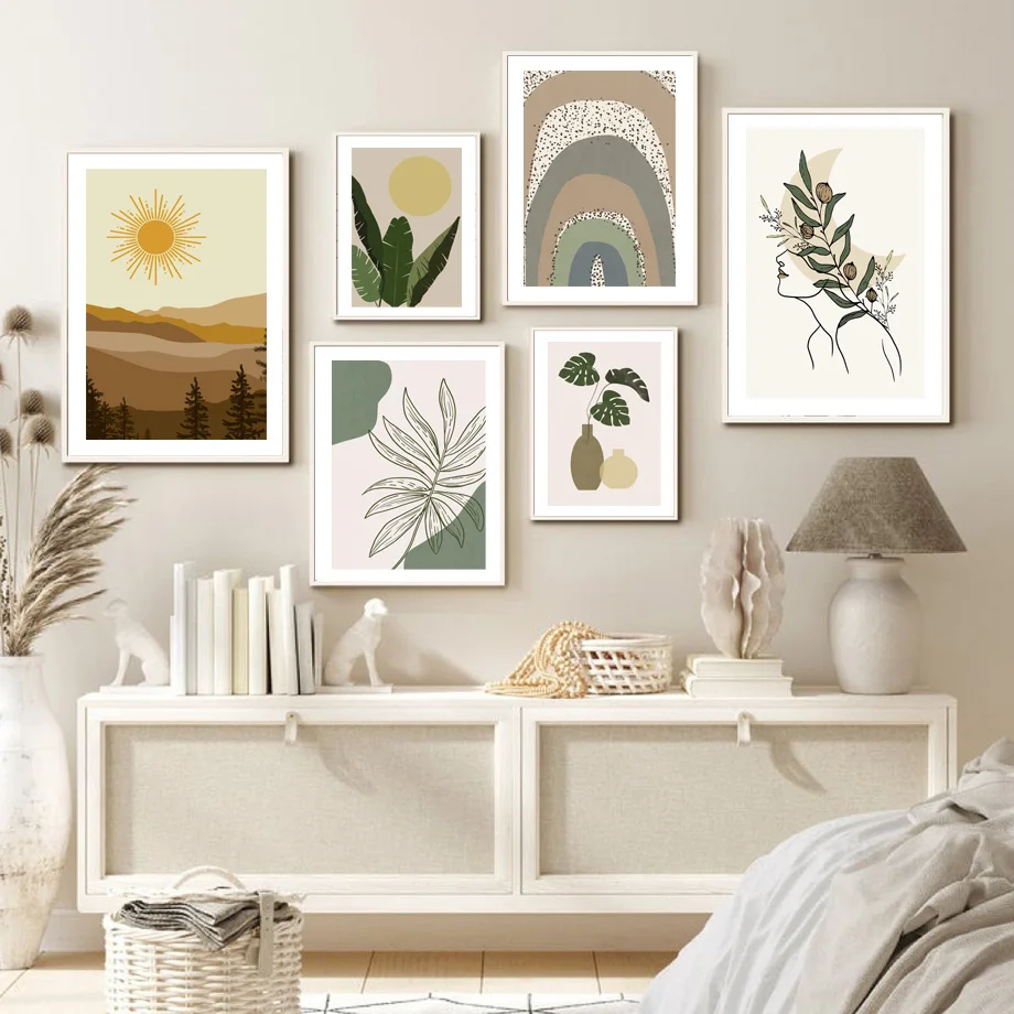 

5D Diamond Painting Abstract Green Botanical Cross stitch Embroidery Mosaic Rhinestone Pictures Home Decoration Handwork Gift