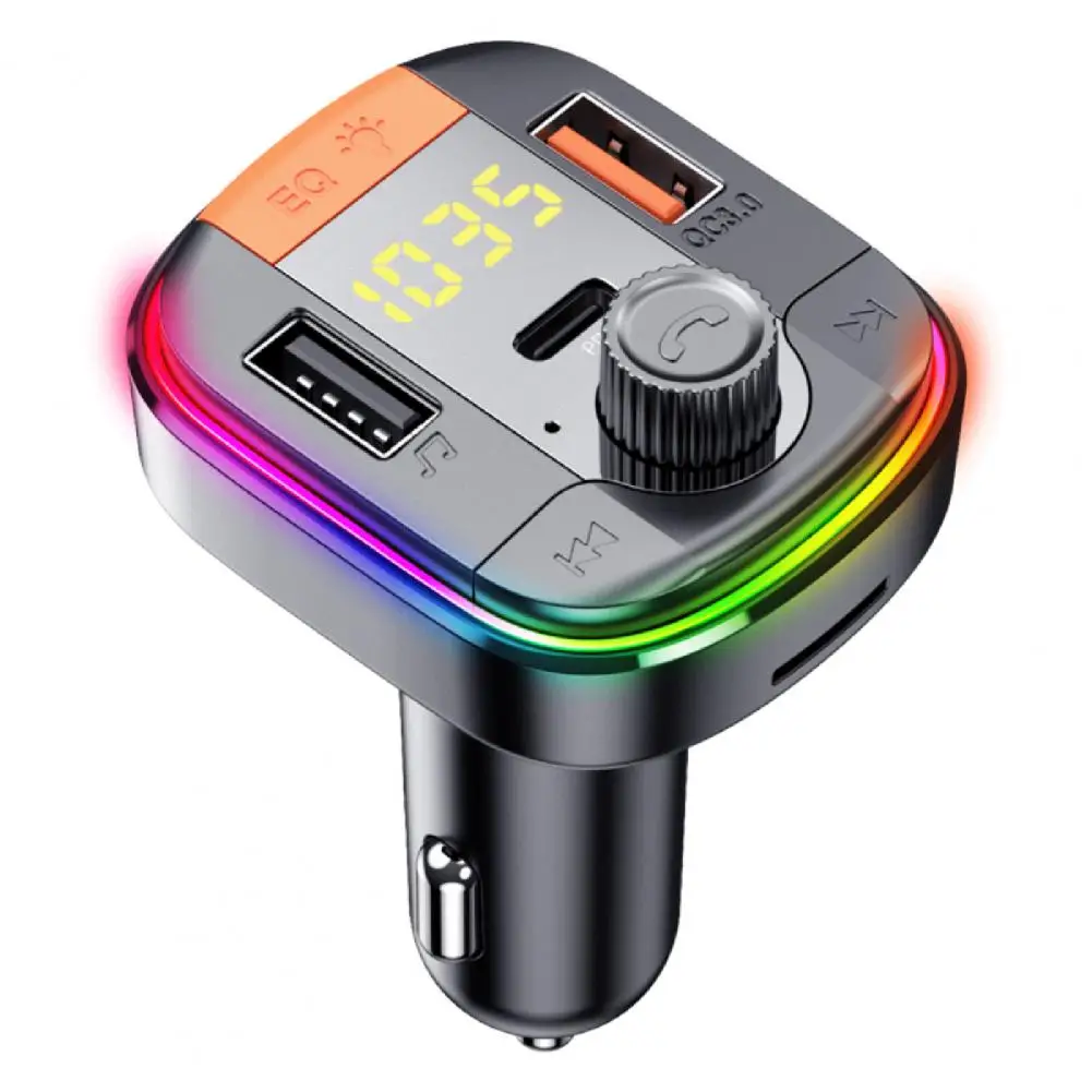 

Car Charger FM Transmitter Bluetooth Audio Dual USB Car MP3 Player Autoradio Handsfree Charger 3.1A Fast Charger Car Accessories