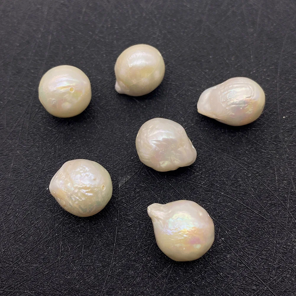 

Natural Freshwater Baroque Irregular Shape Pearl Beads High Quality Punched Loose Beads for Jewelry Making DIY Necklace Bracelet