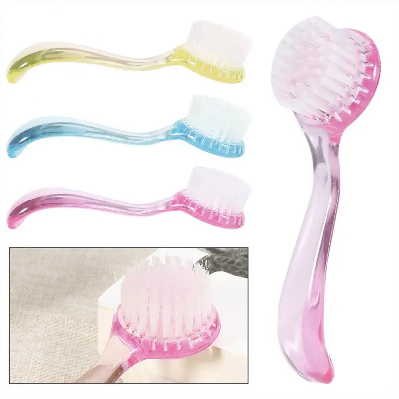 

1/3PCS Gentle Nail Brush Handheld Round Head Nail Art UV Gel Powder Dust Clean Remover Manicure Pedicure Tool Nail Accessories