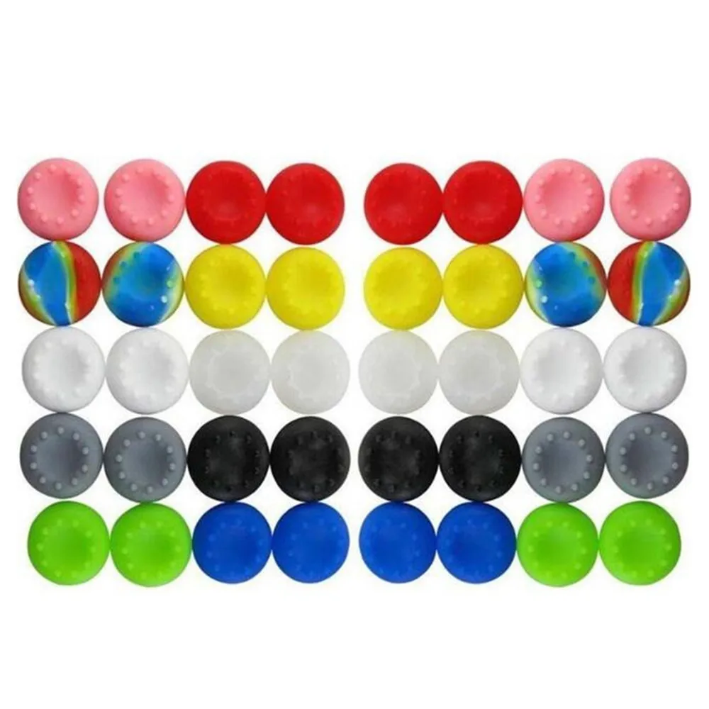 1000pcs/lot Silicone Thumb Grip Cap Cover Joystick Grips Caps for PS4 PS3 Xbox 360 Game Controller
