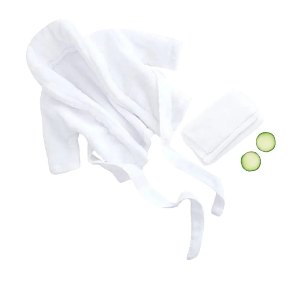 

1 Set Newborn Bathrobe Prop Newborn Bathrobe Towel Prop Baby Cucumber Prop