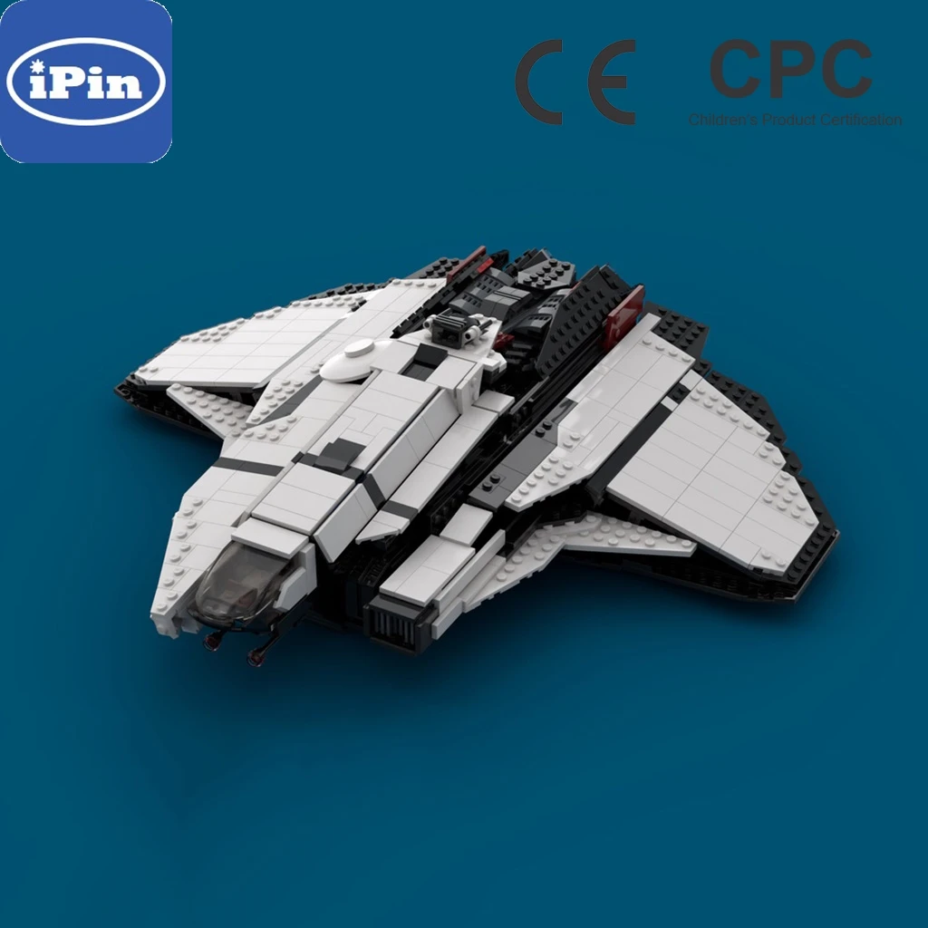 

Moc-50565 Crusader fighter 1187pcs small particle building block Boy Gift educational toy electronic drawing