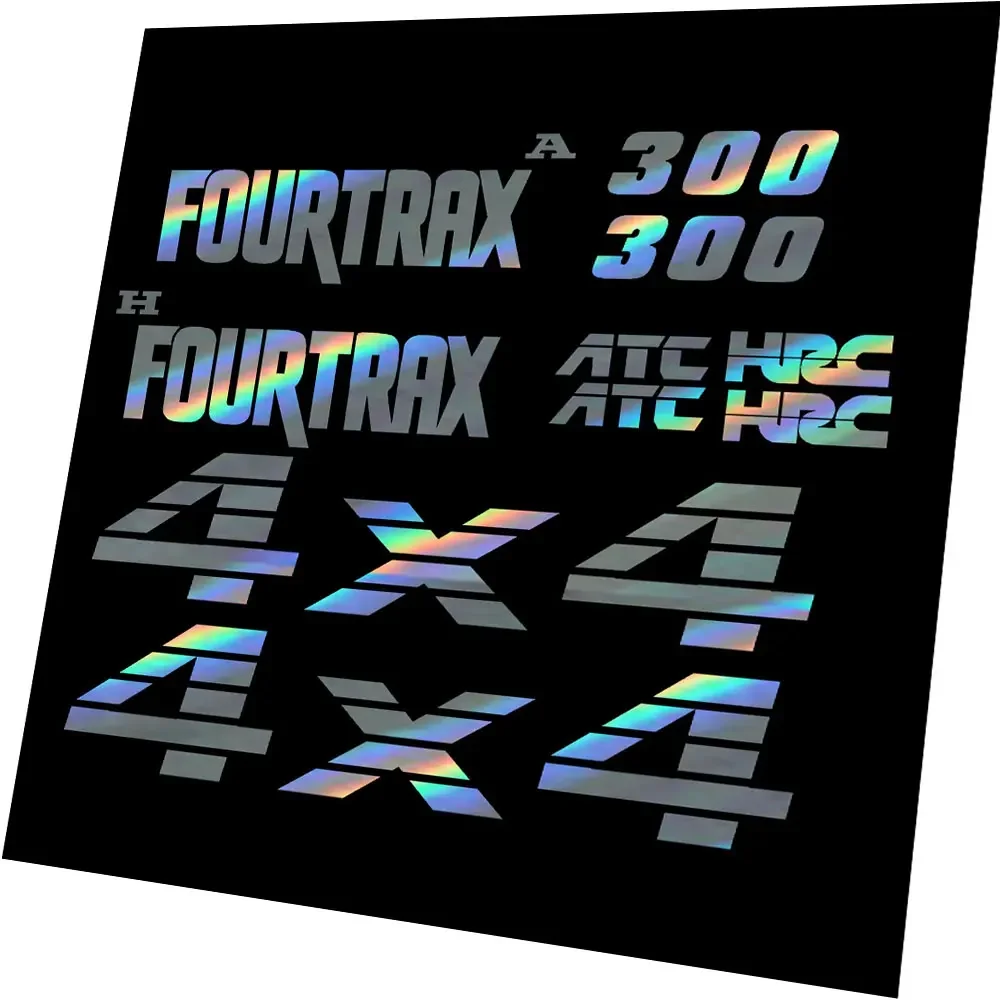 

Набор из 10 шт.) 1991 года для Honda Fourtrax наклейки на бензобаки, крылья 300 ATC HRC