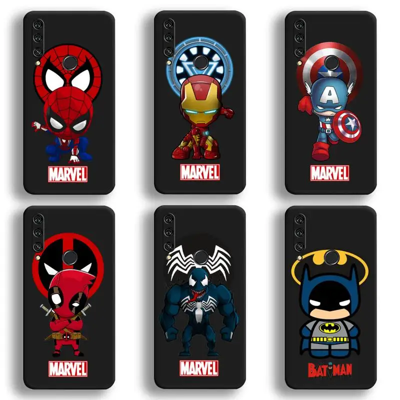 NBDRUICAI Человек-паук Железный человек Дэдпул Marvel чехол для телефона Huawei Y6P Y8S Y8P Y5II Y5