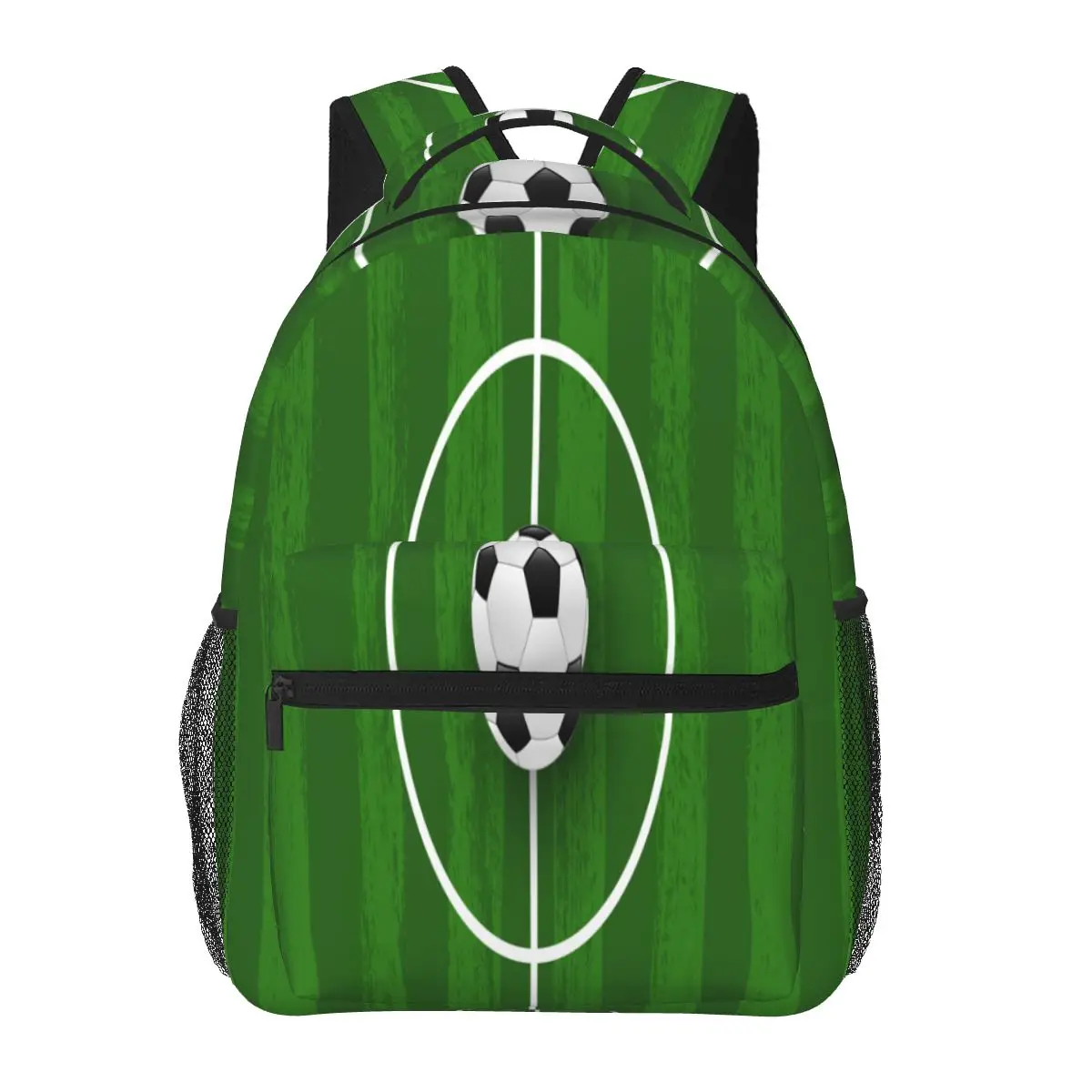 

School Bags for Teenagers Boys School Bag Boy Green Football Field Students Book Satchels