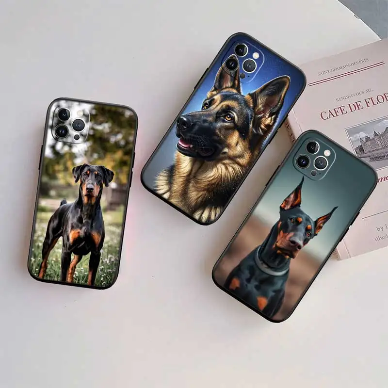 Чехол FD33 с изображением ротвейлера и добермана для Samsung A11 A12 A13 A15 A52S A53 A55 A56 A70 A71 A72 A73 F06 F16 F56 S10 Plus S10e (art.: 3920db9531bfb) - 3920db9531bfb