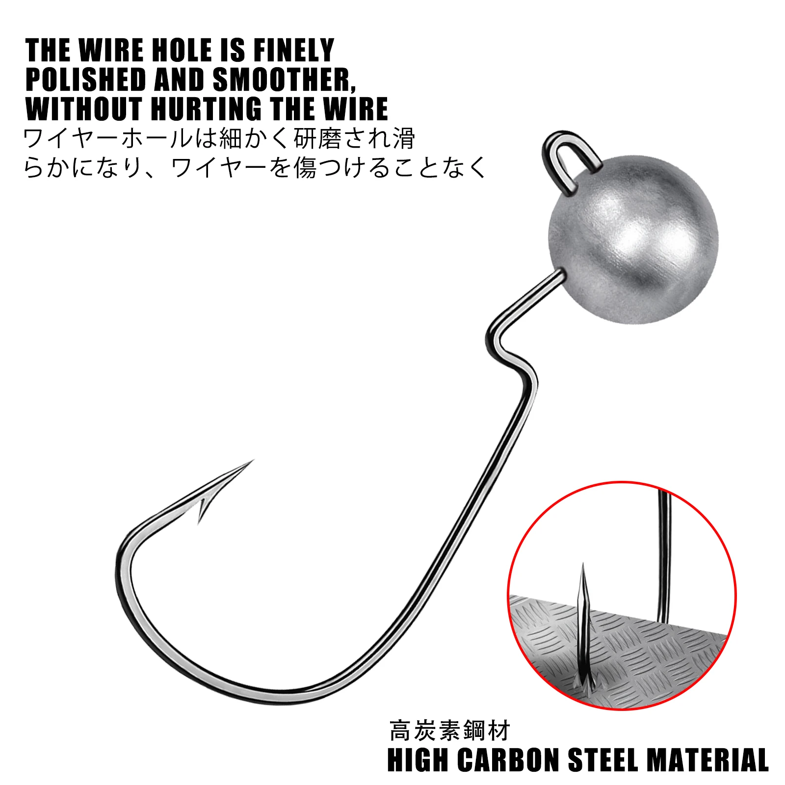 10 шт./коробка рыболовные крючки для ловли окуня