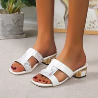 new womens slippers womens shoes 2022 summer open toed sandals fashion high heels ladies dress wedding high heels women shoes