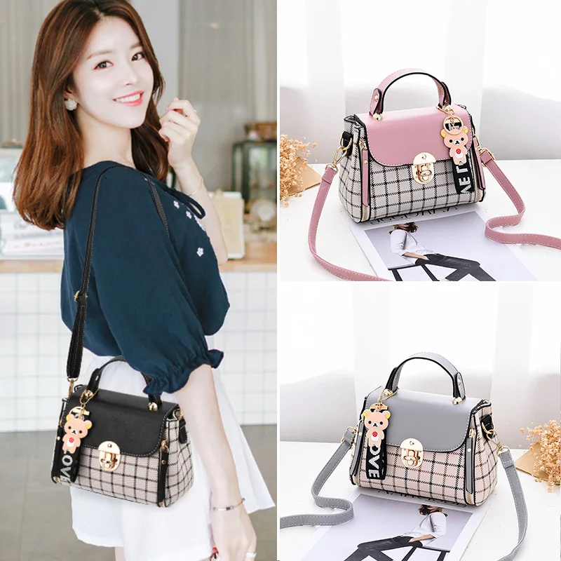 

Casual Women Shoulder Bags Cute Girl Bags High Quality Handbags and Purse Ladies Messenger PU Leather Crossbody Bag