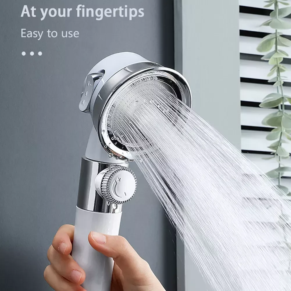 

NEW IN Mode Shower Head ABS Perforated High Pressure Adjustment Switch Water-Saving Bathroom Handheld Shower Head Bath Nozzle
