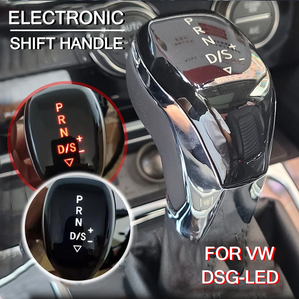 

DSG AT Electronic Display Gear Shift Knob Shift Handball For VW Passat B7 B8 Golf 6 / 7 MOB Tiguan Car Accessories