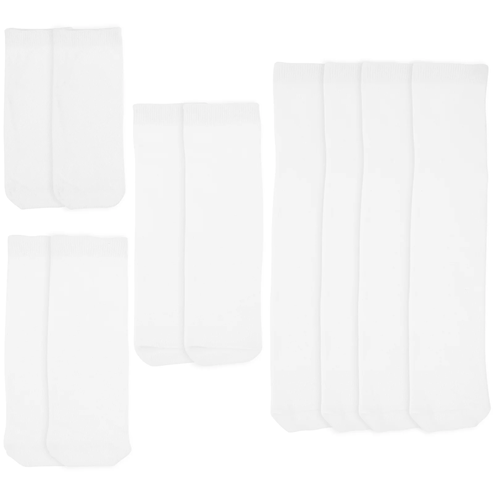 

White Dress Socks Sublimation Daily Accessory Household Blank Double-sided Printing Heat Transfer Cotton