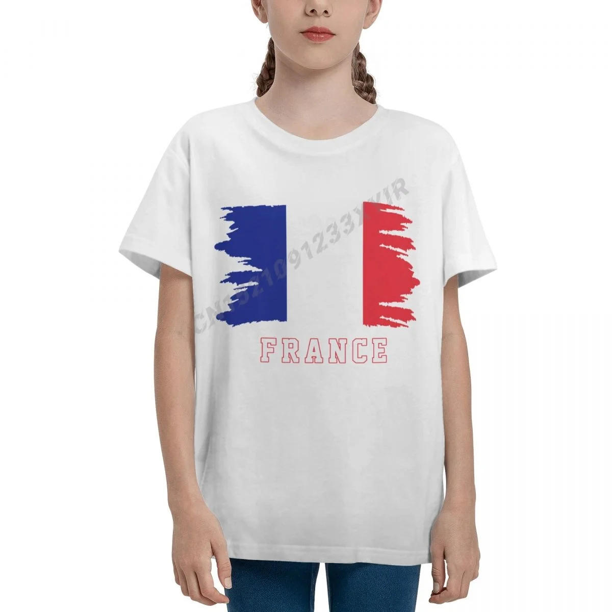 

Футболка детская из 100% хлопка с круглым вырезом и коротким рукавом