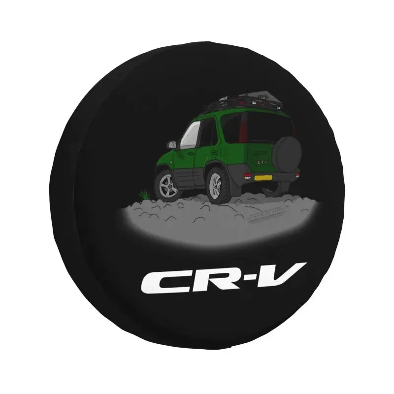 

Изготовленный на заказ чехол для запасного колеса для бездорожья CRV для Jeep Honda SUV RV 4WD, защита колес автомобиля, аксессуары 14 "15" 16 "17" дюймов