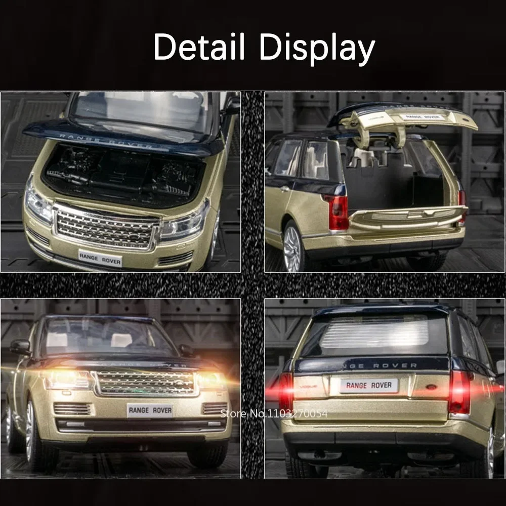 CCA 1:26 LAND ROVER RANGE Модели внедорожников Автомобиль Литье под давлением Игрушки Двери